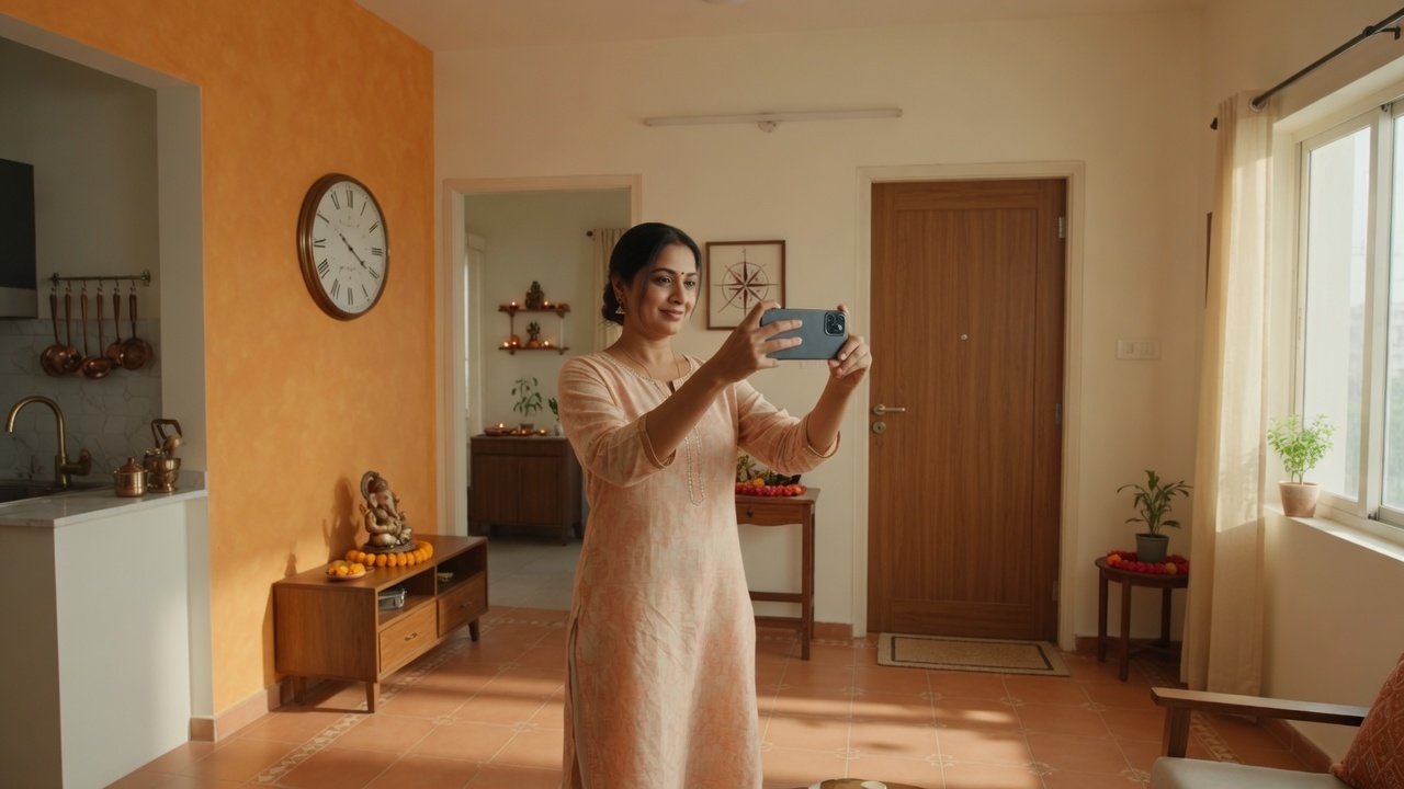 Point to main door